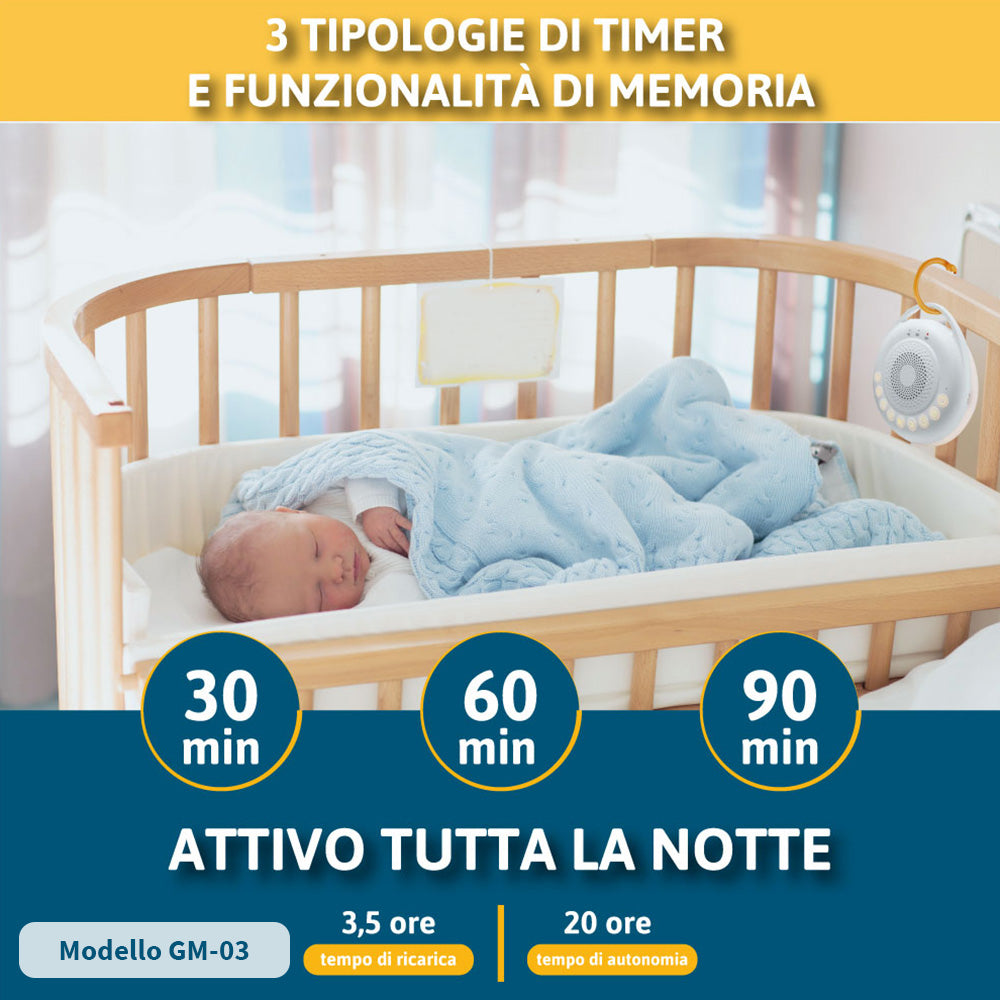 Generatore Rumore Bianco per Acufene e Neonati - White Noise