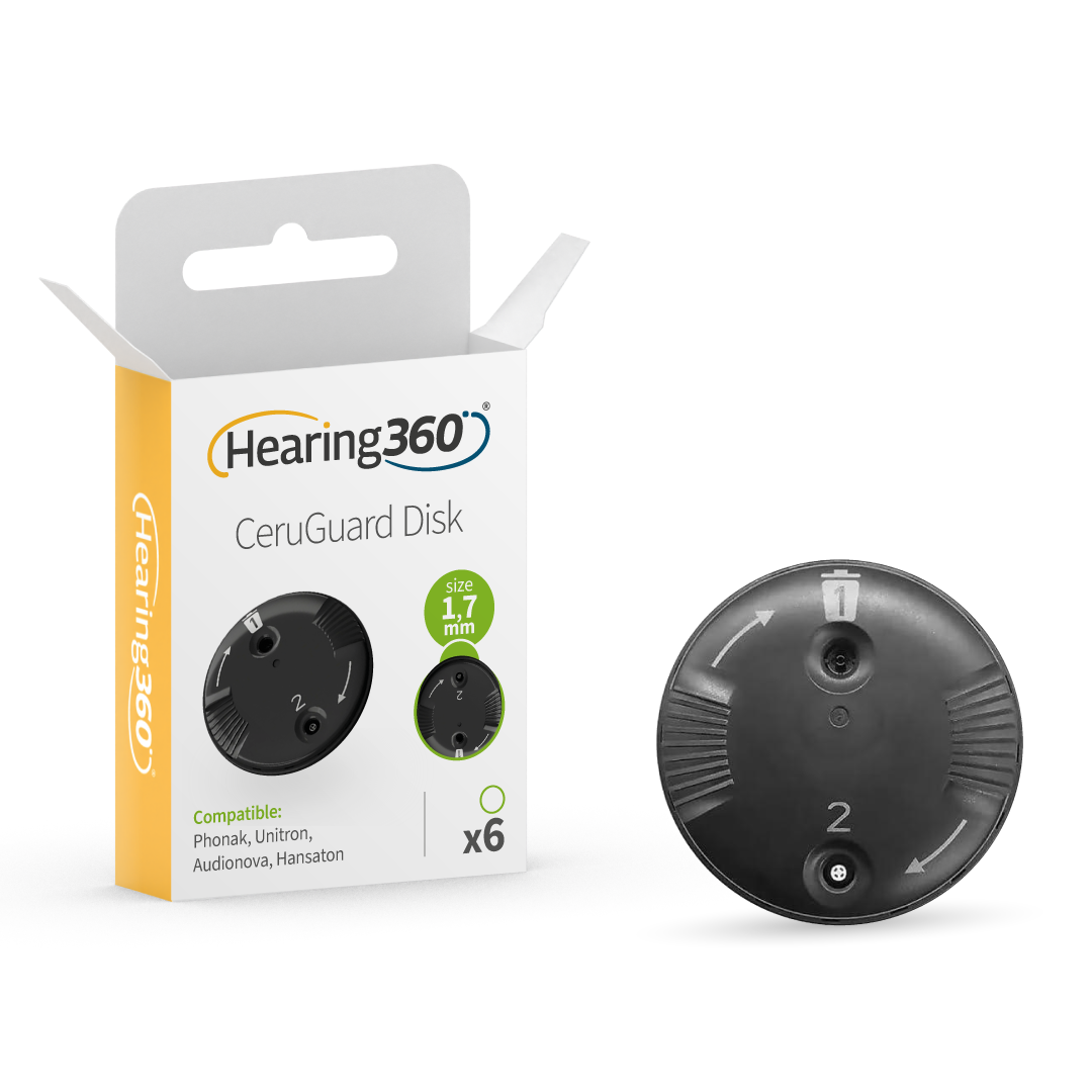 Filtri Paracerume CeruShield Disk CeruGuard Disk per Apparecchi Acustici Phonak