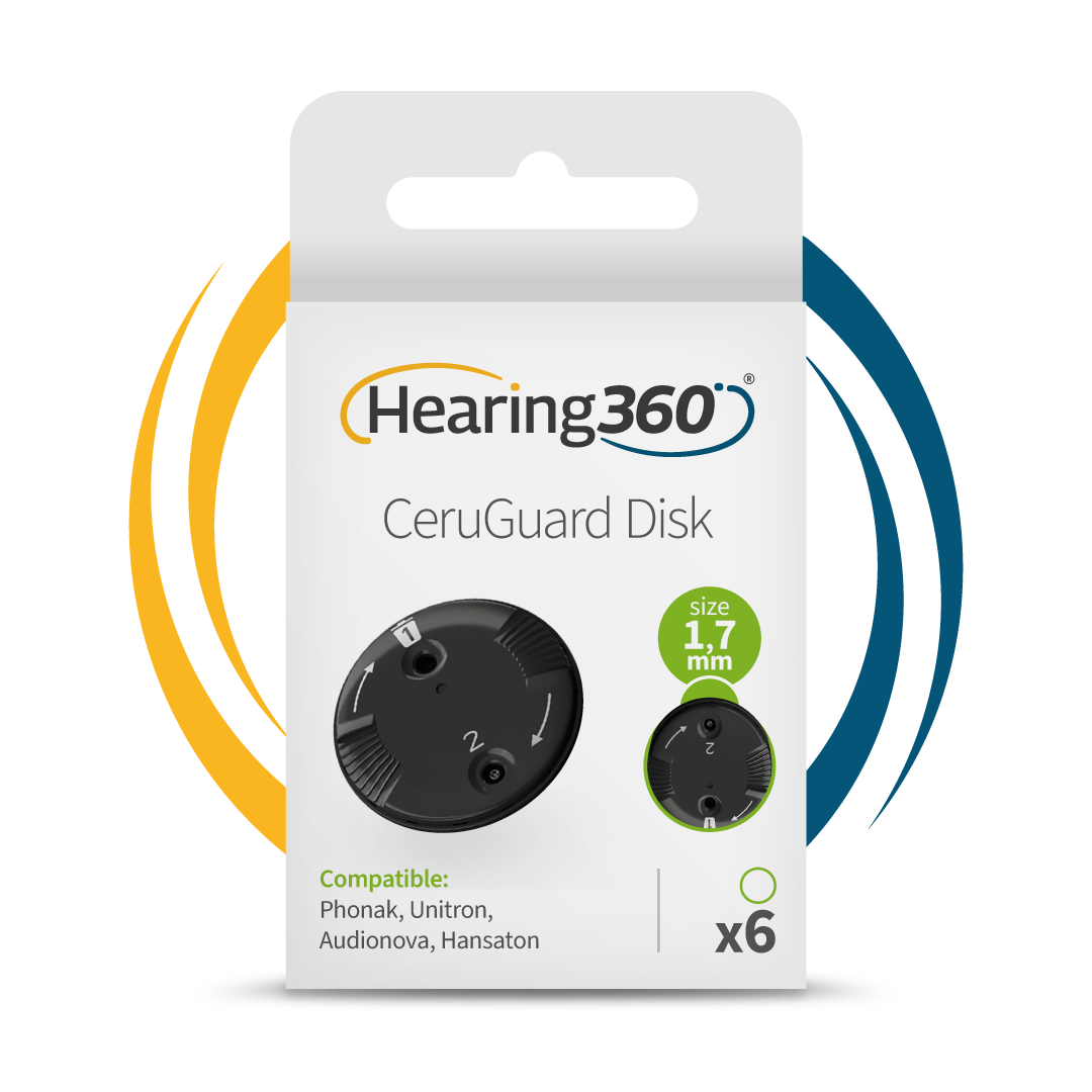 Filtri Paracerume CeruShield Disk CeruGuard Disk per Apparecchi Acustici Phonak