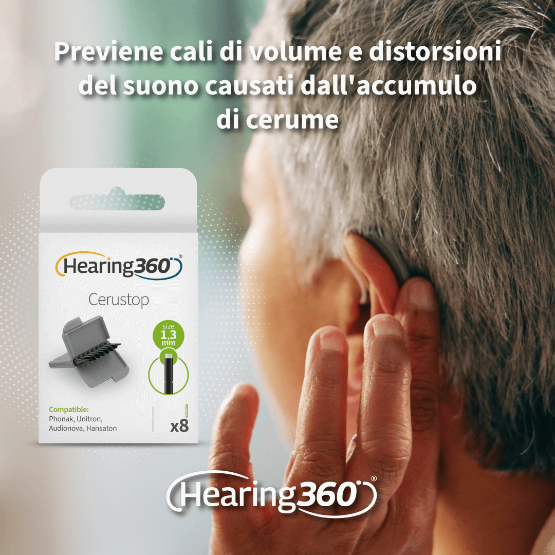 Filtri Paracerume Cerustop Compatibili con gli Apparecchi Acustici Phonak ed altri marchi