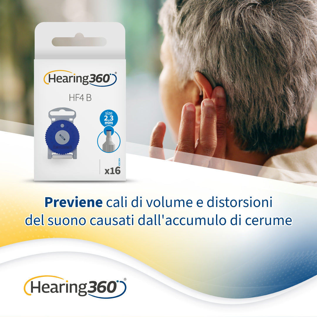 Filtri Paracerume HF4 Compatibili con gli Apparecchi Acustici Signia