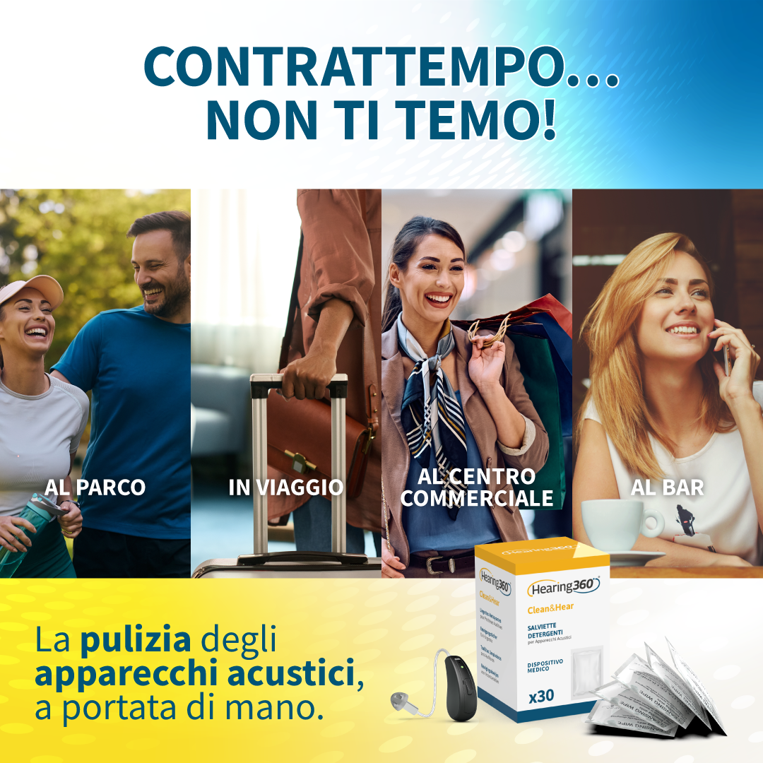 Scatola da 30 Salviette Detergenti Igienizzanti Salviettine per Apparecchi Acustici