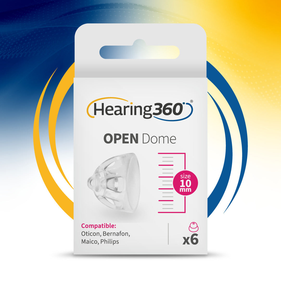 6 Cupole Dome OPEN miniFit Compatibile con gli Apparecchi Acustici Oticon