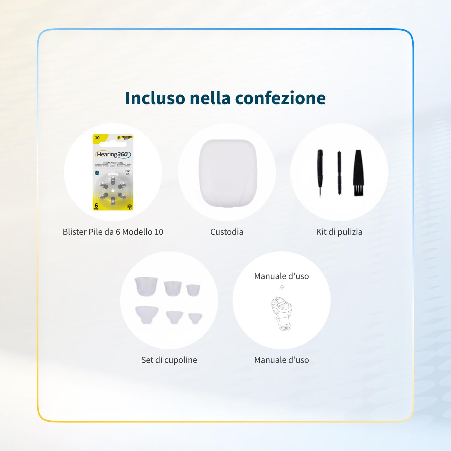 Mini Amplificatori Acustici digitali C25 a Pila quasi invisibili
