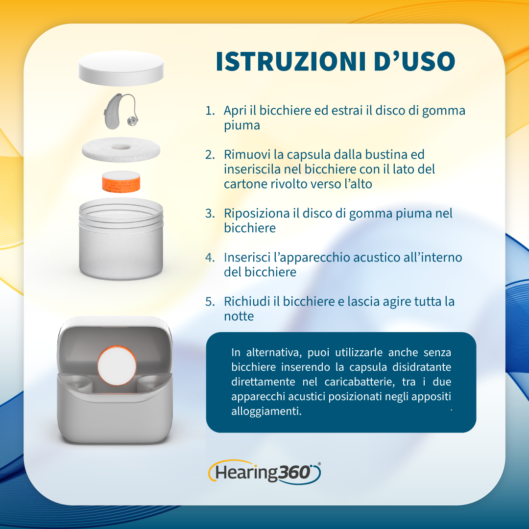 UmiStop Kit - Proteggi i tuoi Apparecchi Acustici dall'umidità