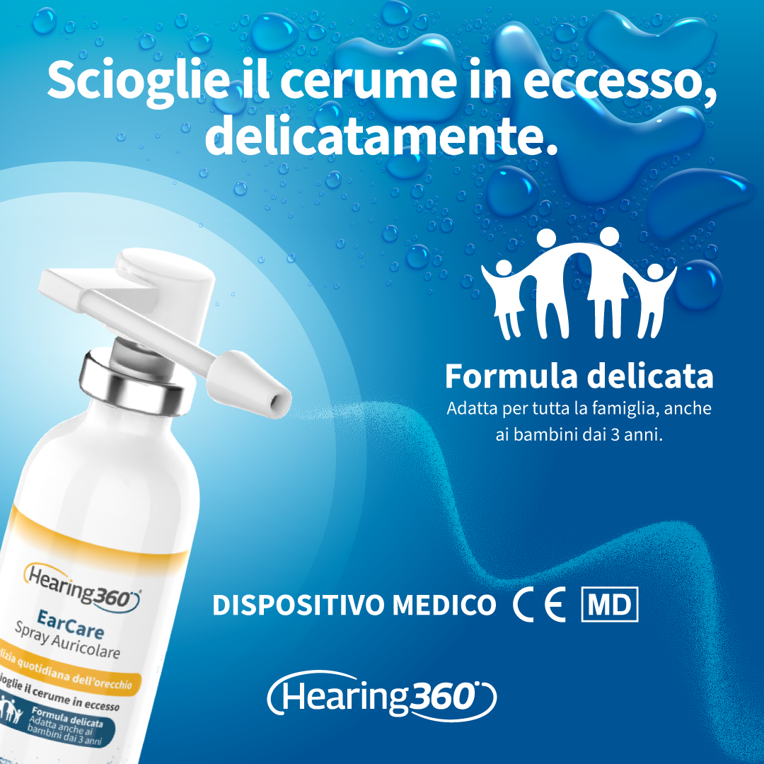 Spray Auricolare Ceruminolitico per Pulizia Orecchie 50 ml