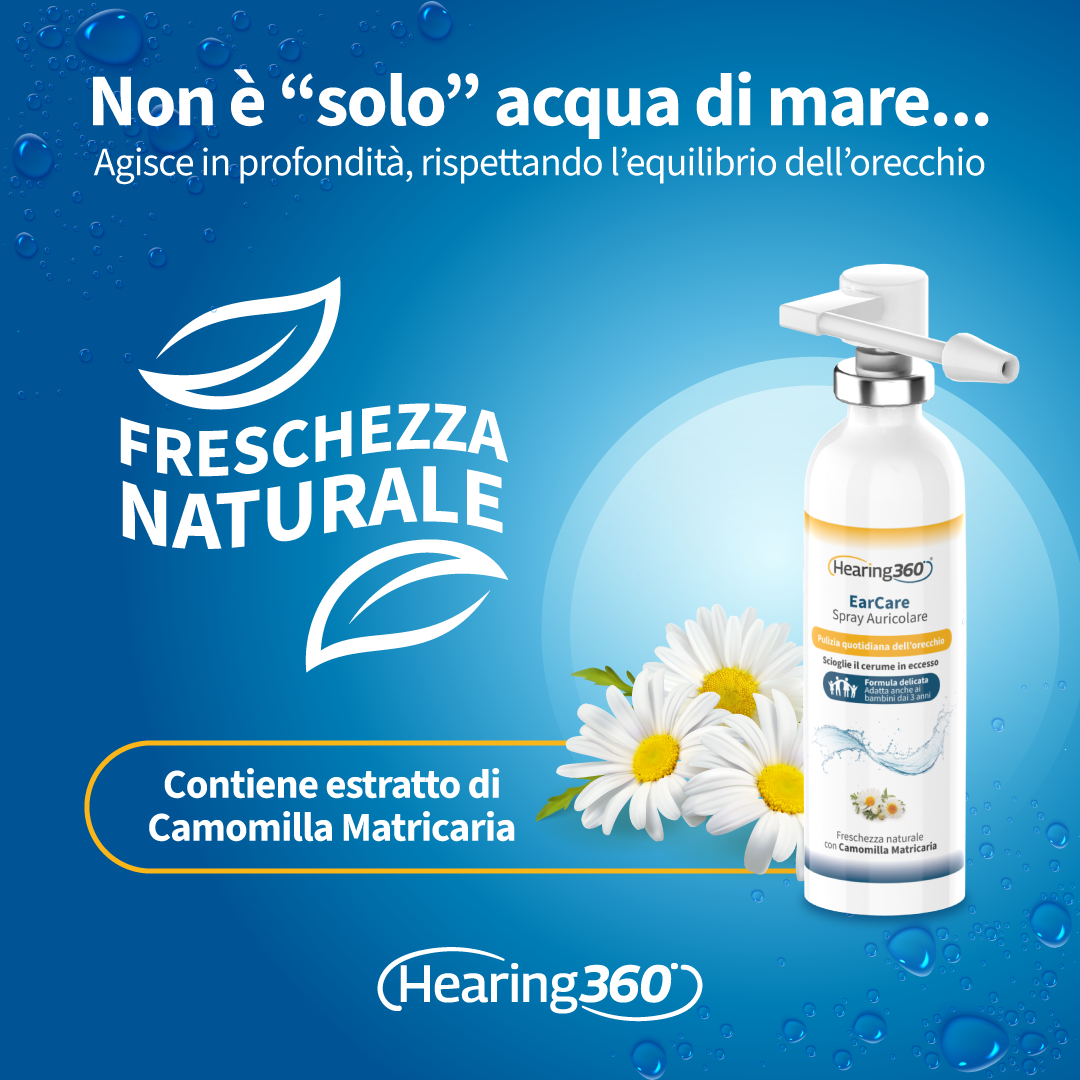Spray Auricolare Ceruminolitico per Pulizia Orecchie 50 ml