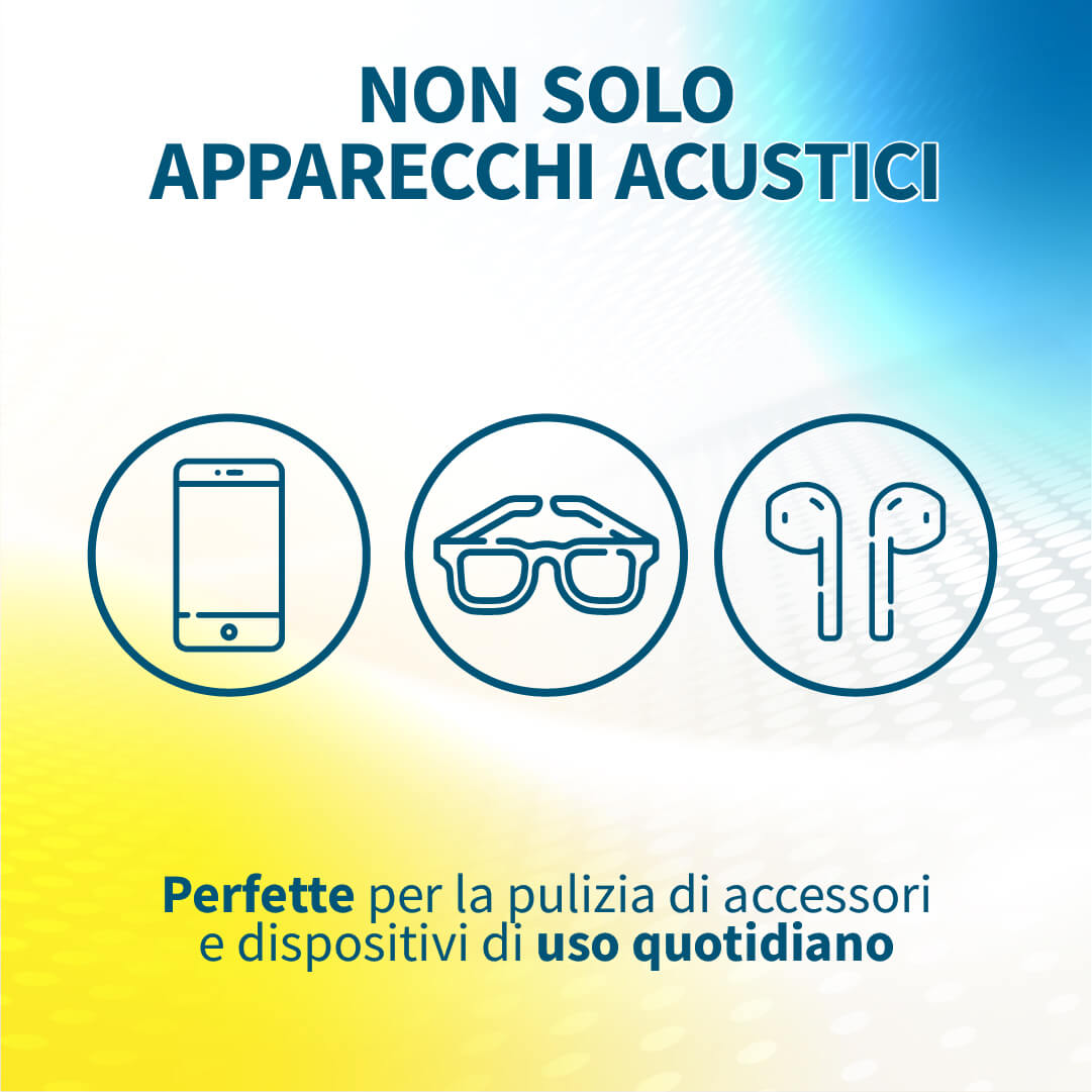 Scatola da 200 Salviette Detergenti Igienizzanti Salviettine per Apparecchi Acustici