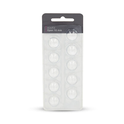 10 Cupole Dome OPEN miniFit Compatibile con gli Apparecchi Acustici Oticon