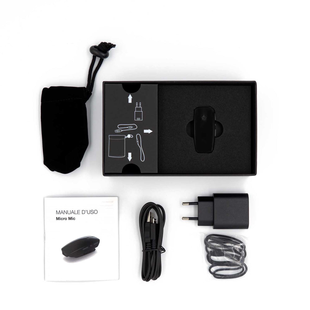 Micro Mic Microfono Esterno per Apparecchi Acustici