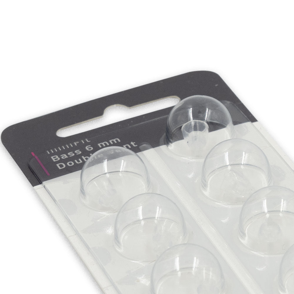10 Cupole Dome miniFit Bass double vent compatibile con gli Apparecchi Acustici Oticon
