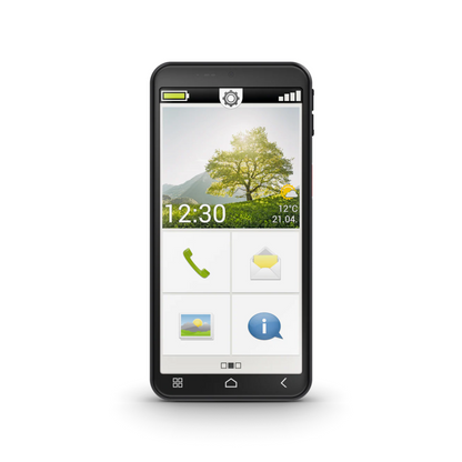 emporia.ME7 – Smartphone Facile per Anziani con Pulsante SOS e Batteria Sostituibile