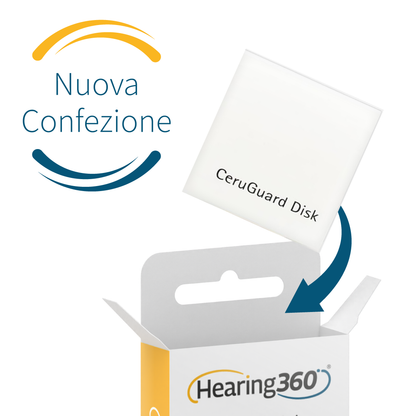 Filtri Paracerume CeruShield Disk CeruGuard Disk per Apparecchi Acustici Phonak