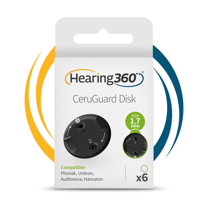 Filtri Paracerume CeruShield Disk CeruGuard Disk per Apparecchi Acustici Phonak