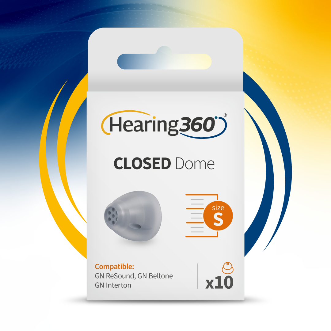 10 Cupole Dome CLOSED per Apparecchi Acustici CIAO, GN ReSound, GN Beltone e GN Interton