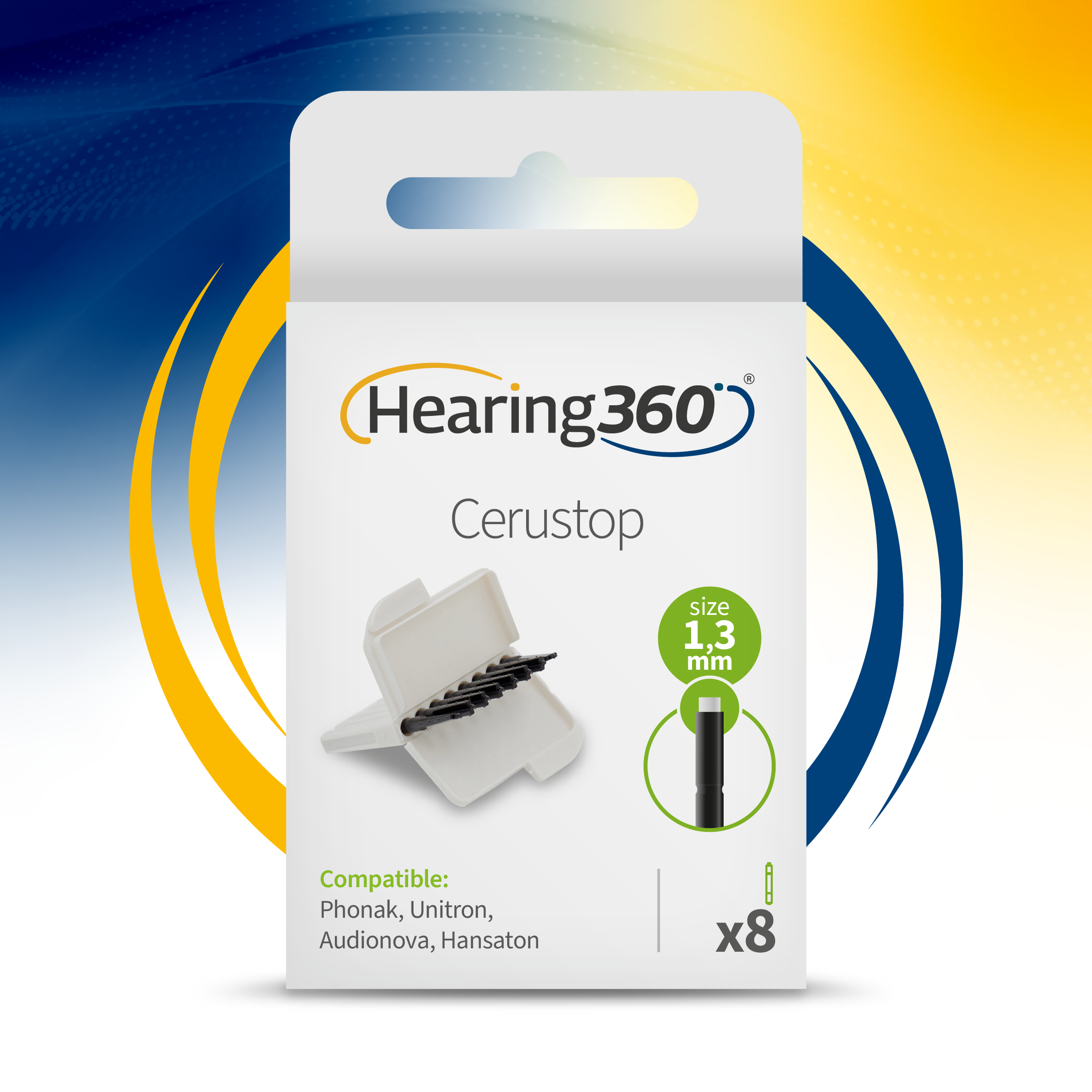 Filtri Paracerume Cerustop  Compatibili con gli Apparecchi Acustici Phonak ed altri marchi