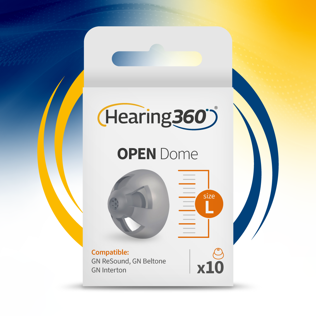 10 Cupole Dome OPEN per Apparecchi Acustici CIAO, GN ReSound, GN Beltone e GN Interton