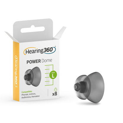 8 Cupole Dome POWER Compatibili con gli  Apparecchi Acustici Phonak RIC e Open Fit