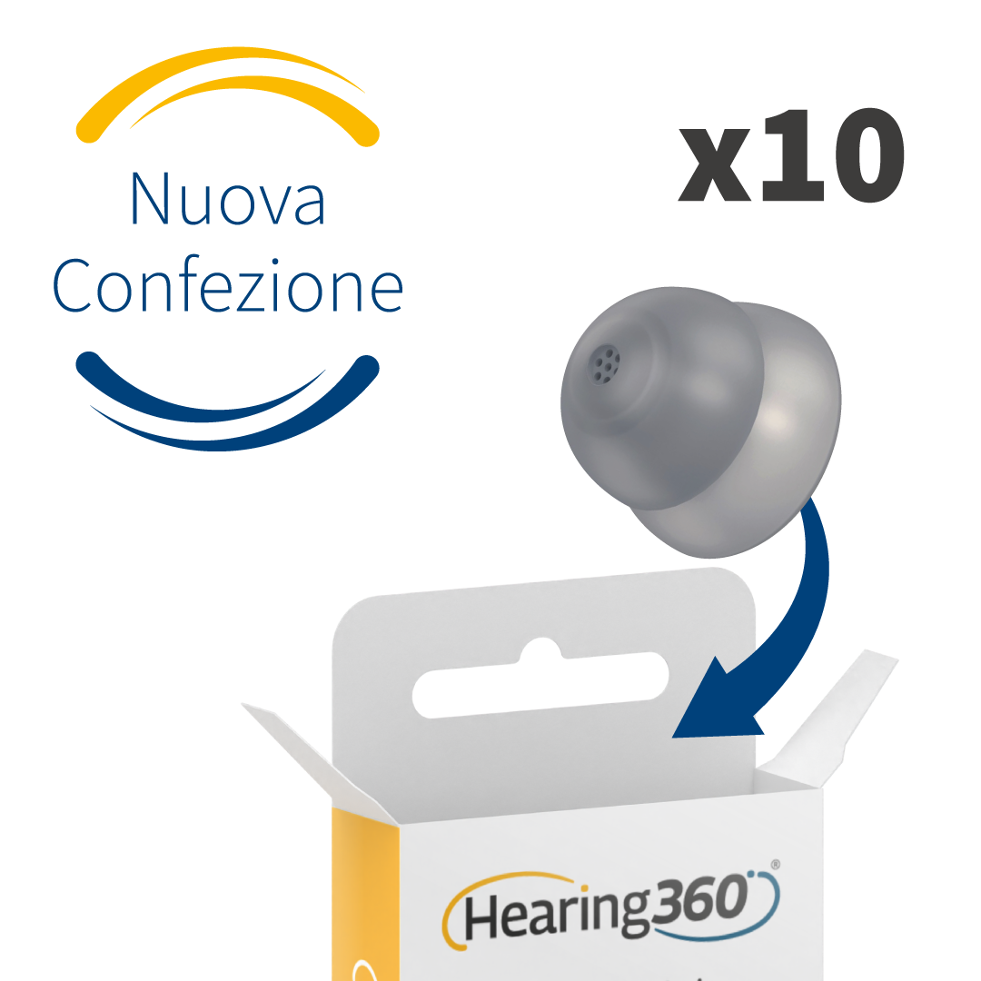 10 Cupole Dome POWER per Apparecchi Acustici CIAO, GN ReSound, GN Beltone e GN Interton