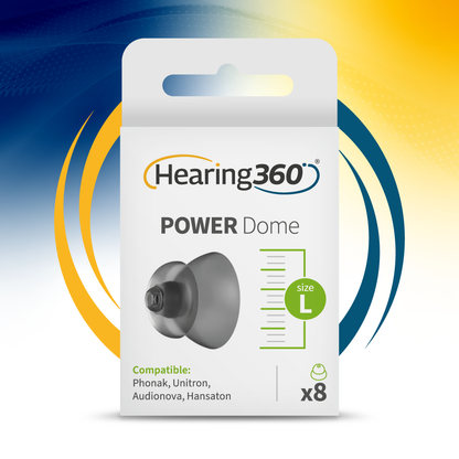 8 Cupole Dome POWER Compatibili con gli  Apparecchi Acustici Phonak RIC e Open Fit