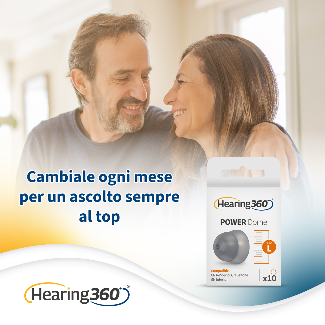 10 Cupole Dome POWER per Apparecchi Acustici CIAO, GN ReSound, GN Beltone e GN Interton