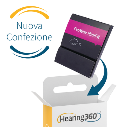 Filtri Paracerume ProWax MiniFit Compatibili con gli Apparecchi Acustici Oticon-Bernafon-Maico