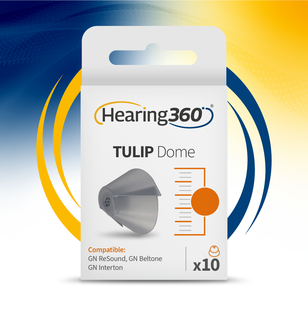 10 Cupole Dome TULIP per Apparecchi Acustici CIAO, GN ReSound, GN Beltone e GN Interton