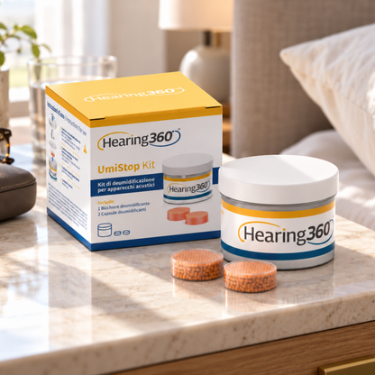 UmiStop Kit - Proteggi i tuoi Apparecchi Acustici dall'umidità