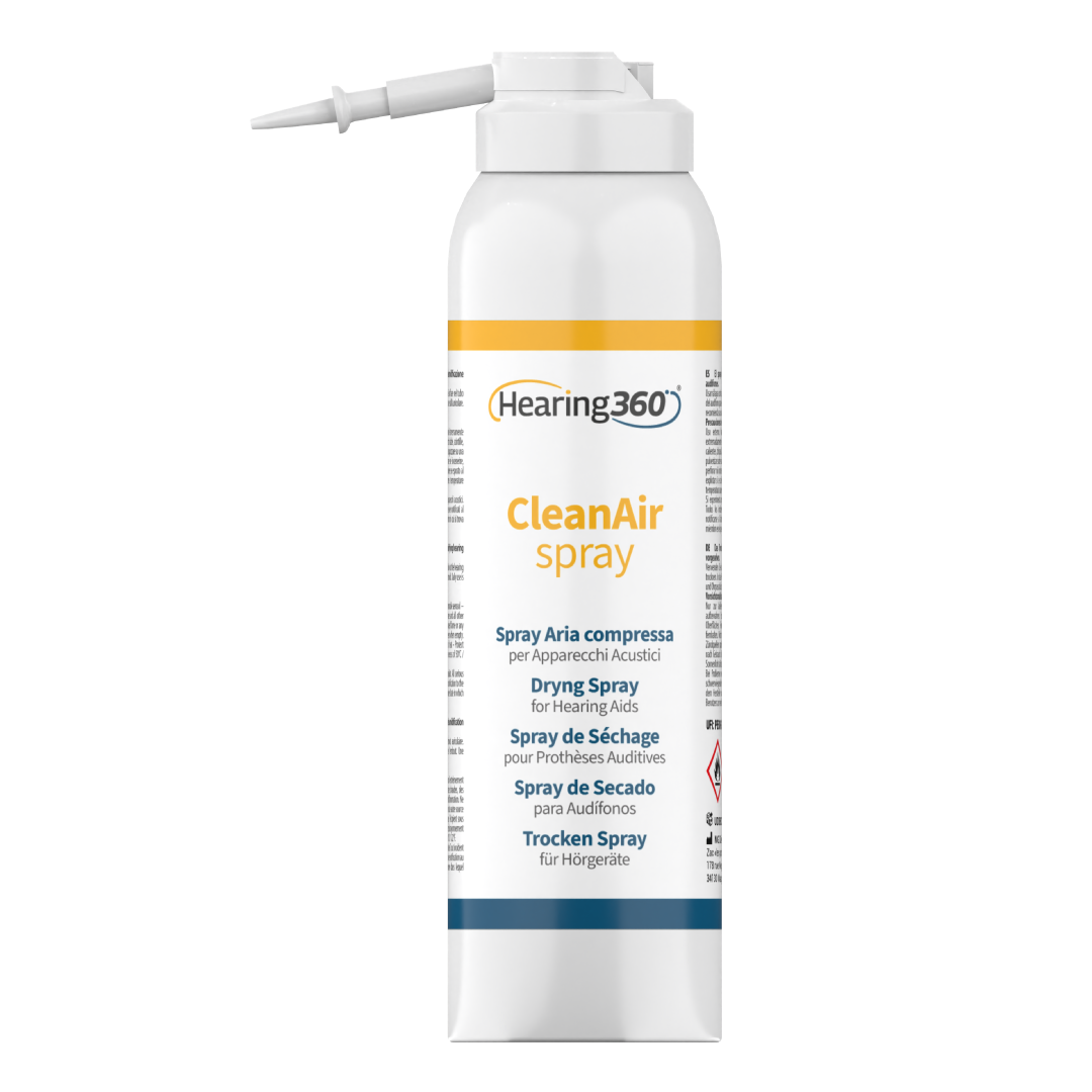 Spray ad Aria Compressa 150 ml per la Pulizia degli Apparecchi Acustici