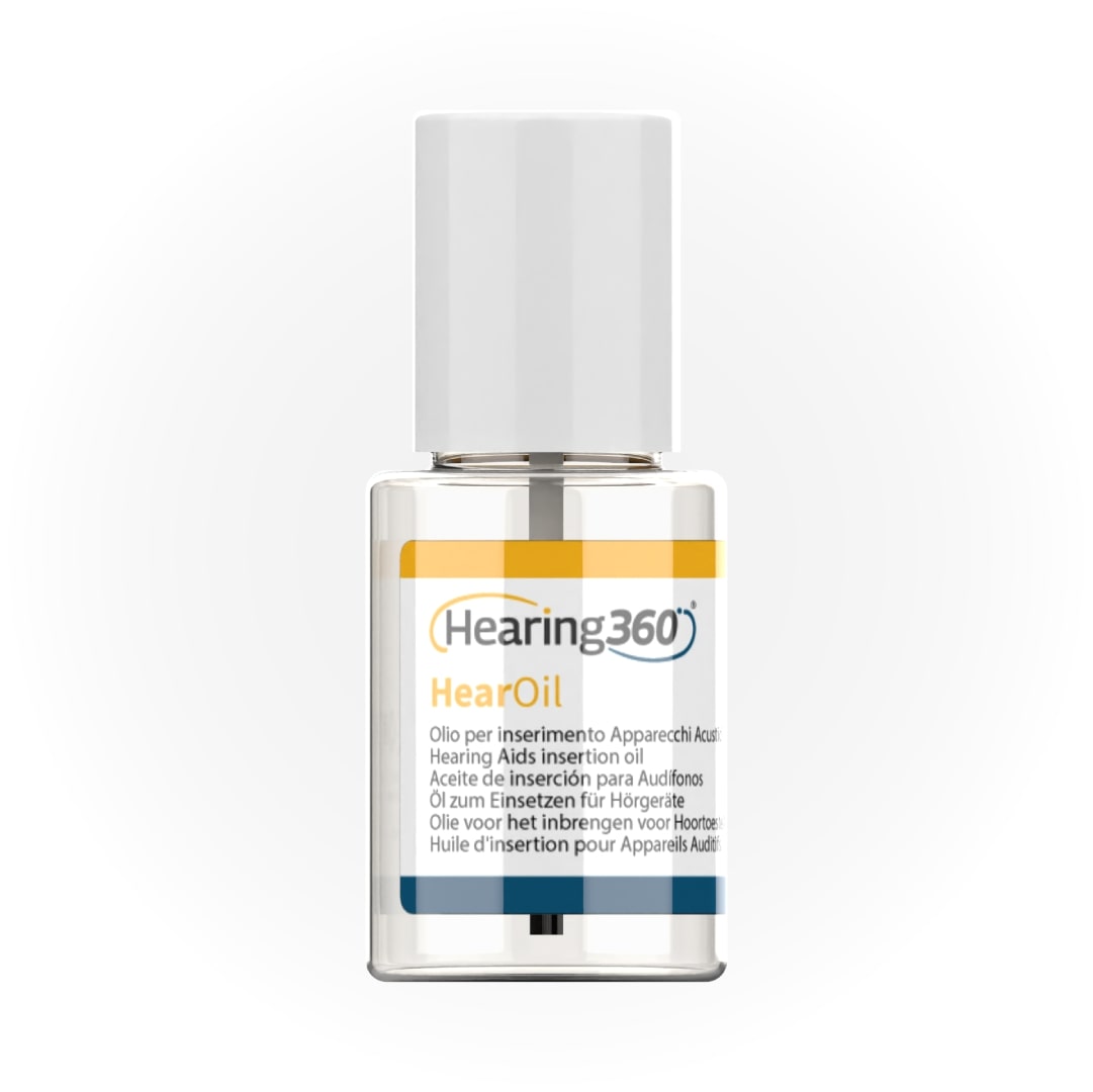 Olio alla Mandorla Naturale Lubrificante da 15 ml per facilitare l'inserimento e l'estrazione di Apparecchi Acustici