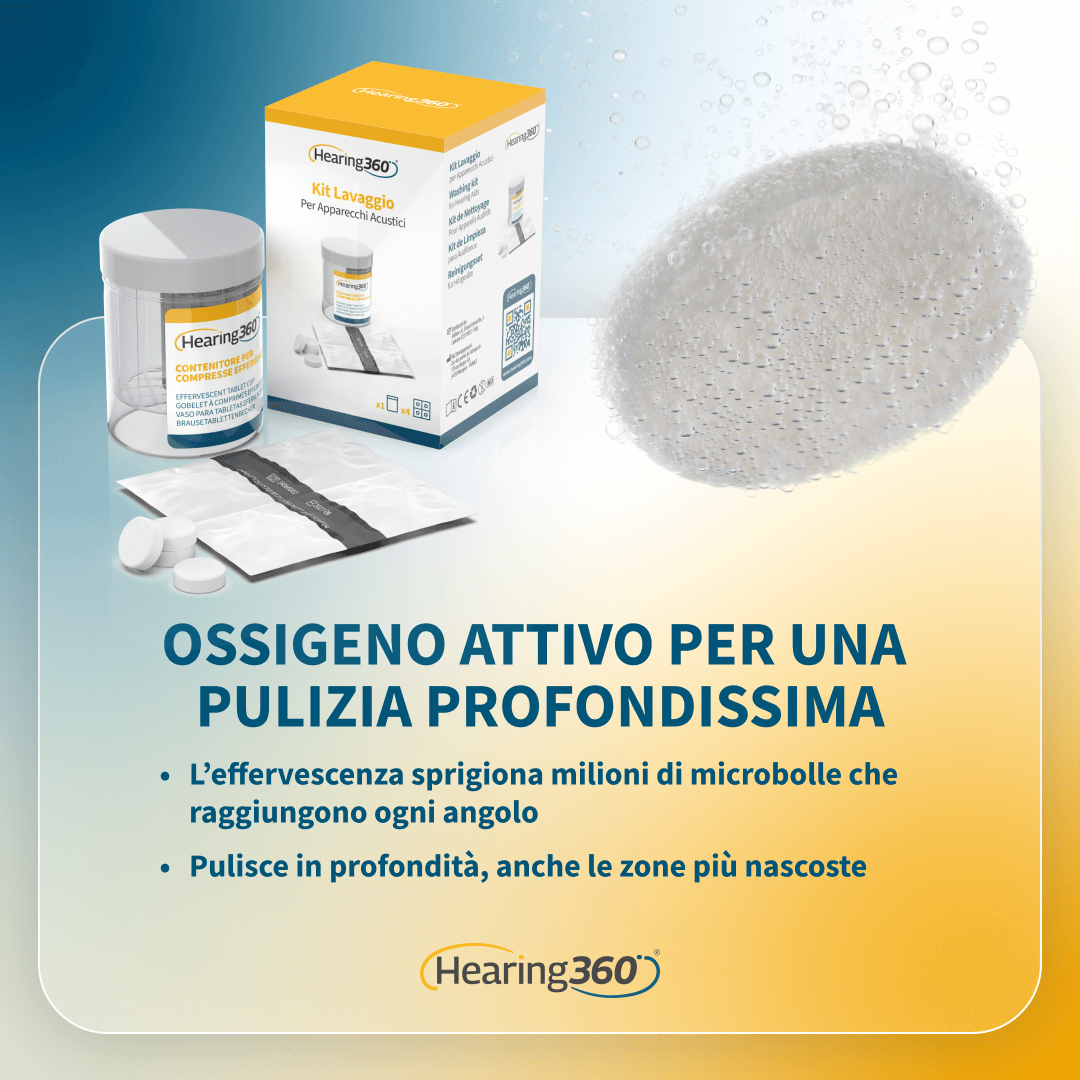 Kit Lavaggio Compresse Effervescenti con Contenitore