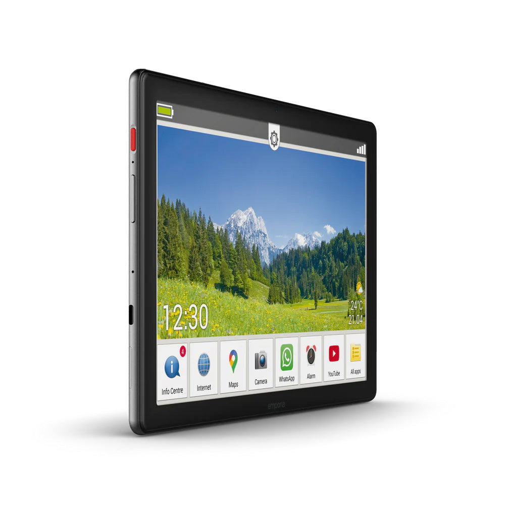 emporiaTABLET Tablet per anziani 4G con WhatsApp e supporto per le videochiamate