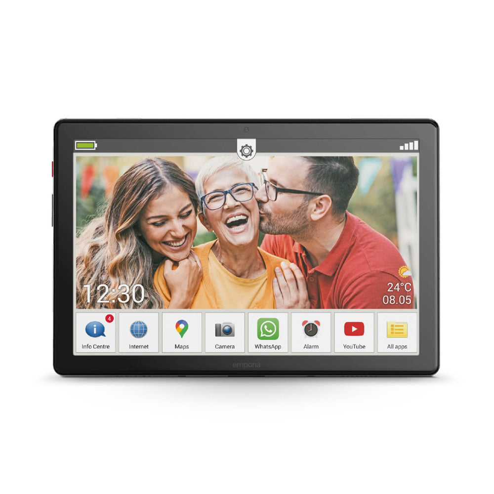 emporiaTABLET Tablet per anziani 4G con WhatsApp e supporto per le videochiamate