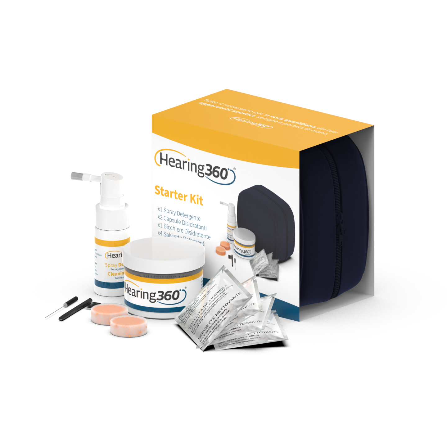 Starter kit per Pulizia Apparecchio o Amplificatore Acustico